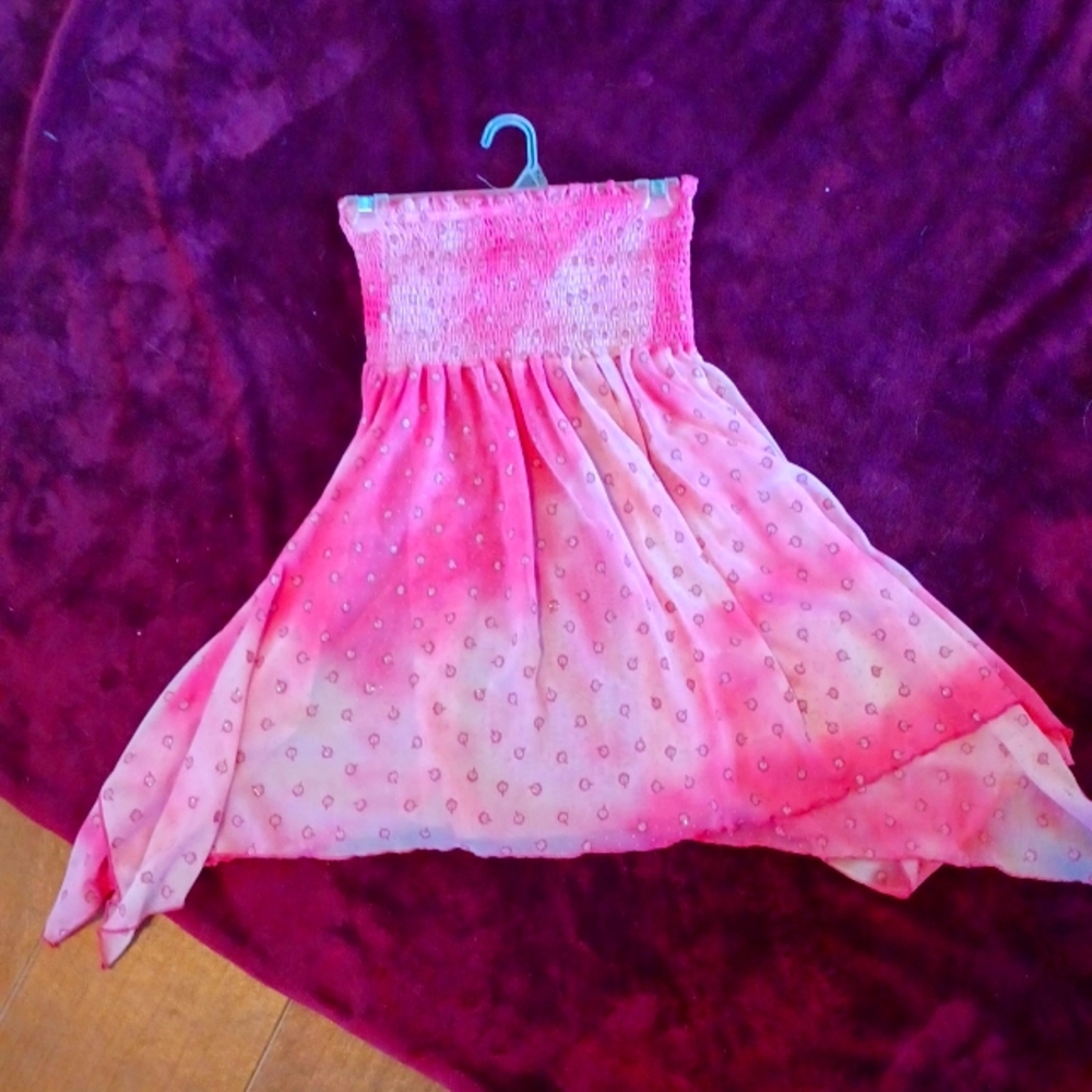 Strapless Hot Pink Strapless Top